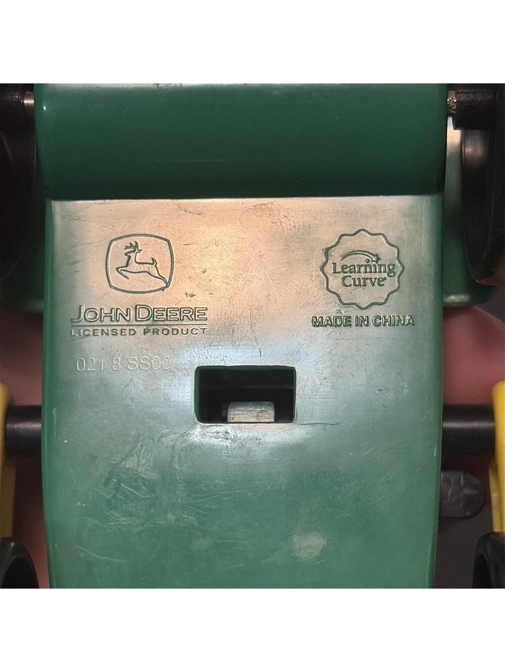 Toy John Deere Plastic Tractor And Gator With Little Drivers